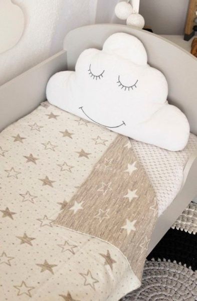 Плед Аrt Knit Прованс Stars 80x100 см бежевый 