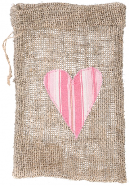 Мешок для подарков декоративный 15x25 см