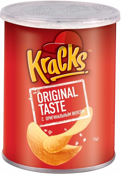 Чипси Kraсks з оригінальним смаком (45гx12шт)