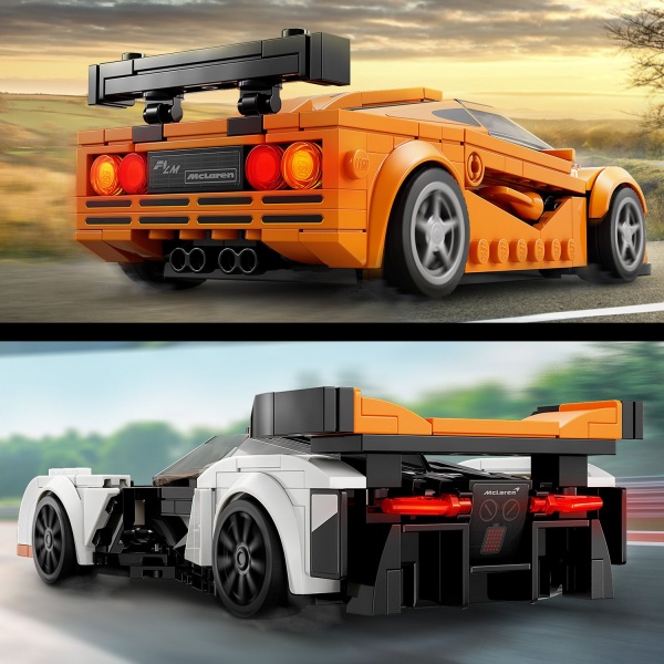 Конструктор LEGO Speed Champions McLaren Solus GT і McLaren F1 LM 76918