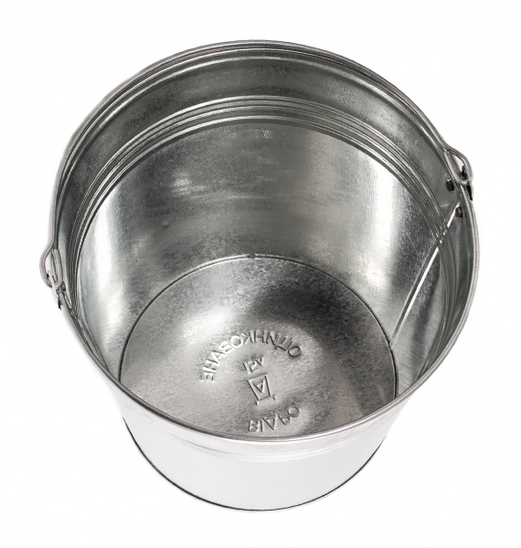 Відро Арма оцинковане 15 л срібний 