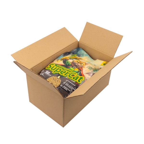 Наполнитель для кошачьего туалета Super Cat кукурузный 2,5 кг 