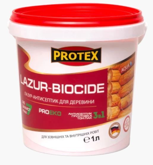 Лазур-антисептик Protex 3 в 1 палісандр шовковистий мат 1 л