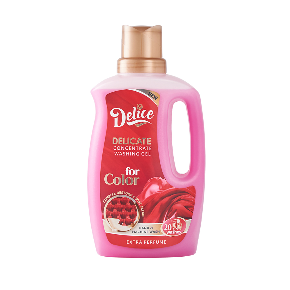 Гель для машинной и ручной стирки Delice для цветных вещей Delice 1 л