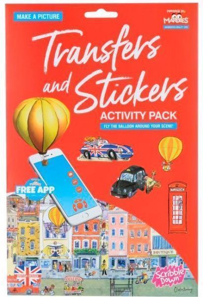 Набір наліпок Scribble Down Лондон, з онлайн-додатком (SD/19)