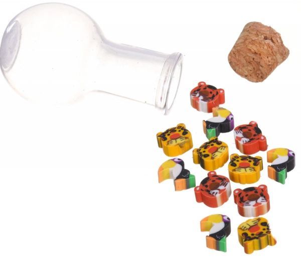 Набор ластиков Джунгли 12 шт.