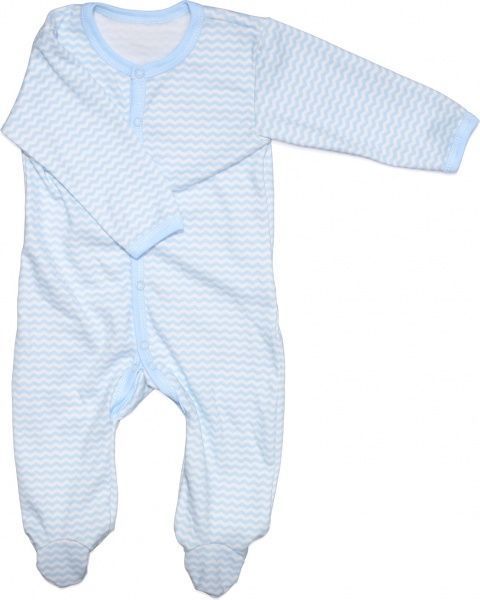 Комбинезон Bambinelli Зигзаг р.80 белый с голубым 