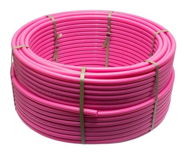 Труба для теплої підлоги ASCO ТITAN PINK EVOH/PE-RT D16x2,0 мм OXYGEN BARRIER