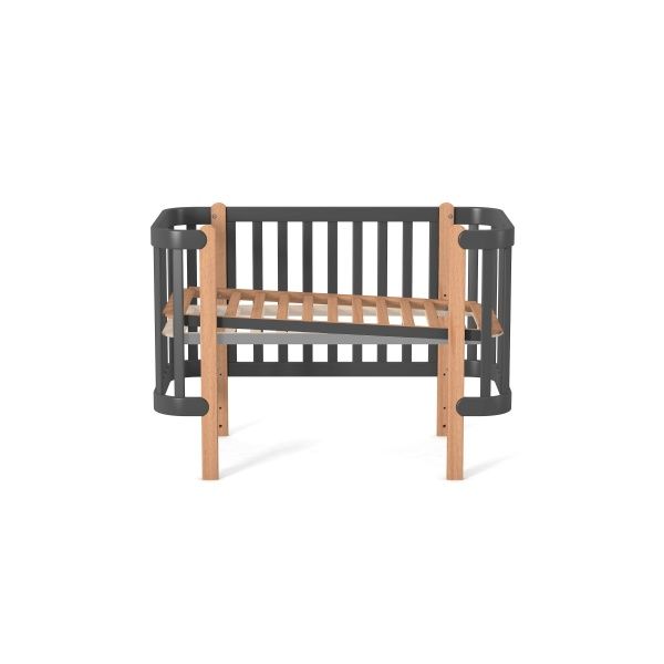 Ліжечко дитяче Veres ЛД 5 Монако темно-сірий 05.3.1.21.16