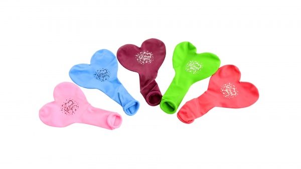 Кульки повітряні Серця 61110/5 5 шт. 