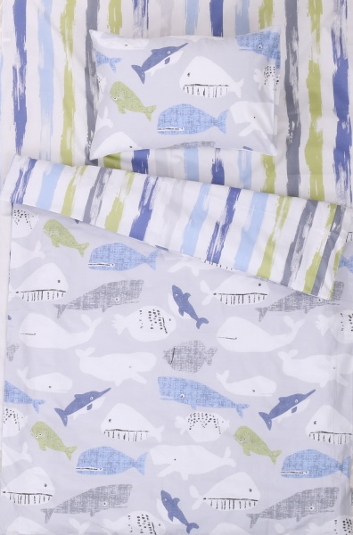 Комплект постельного белья NANTONG розовый с рисунком