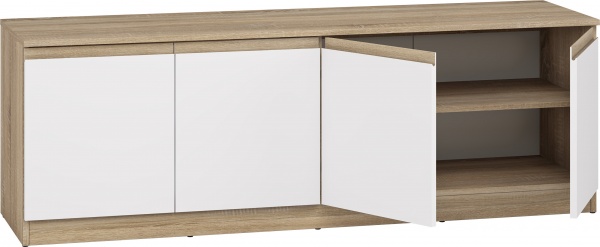 Комод Грейд Эстер 4д 1600x540x442 мм дуб сонома /белый 