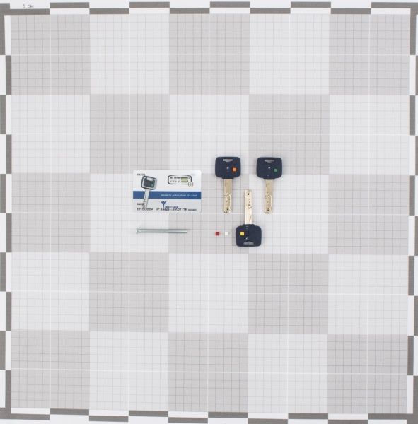 Цилиндр Mul-T-Lock MT5 40x40 ключ-вороток 80 мм никель