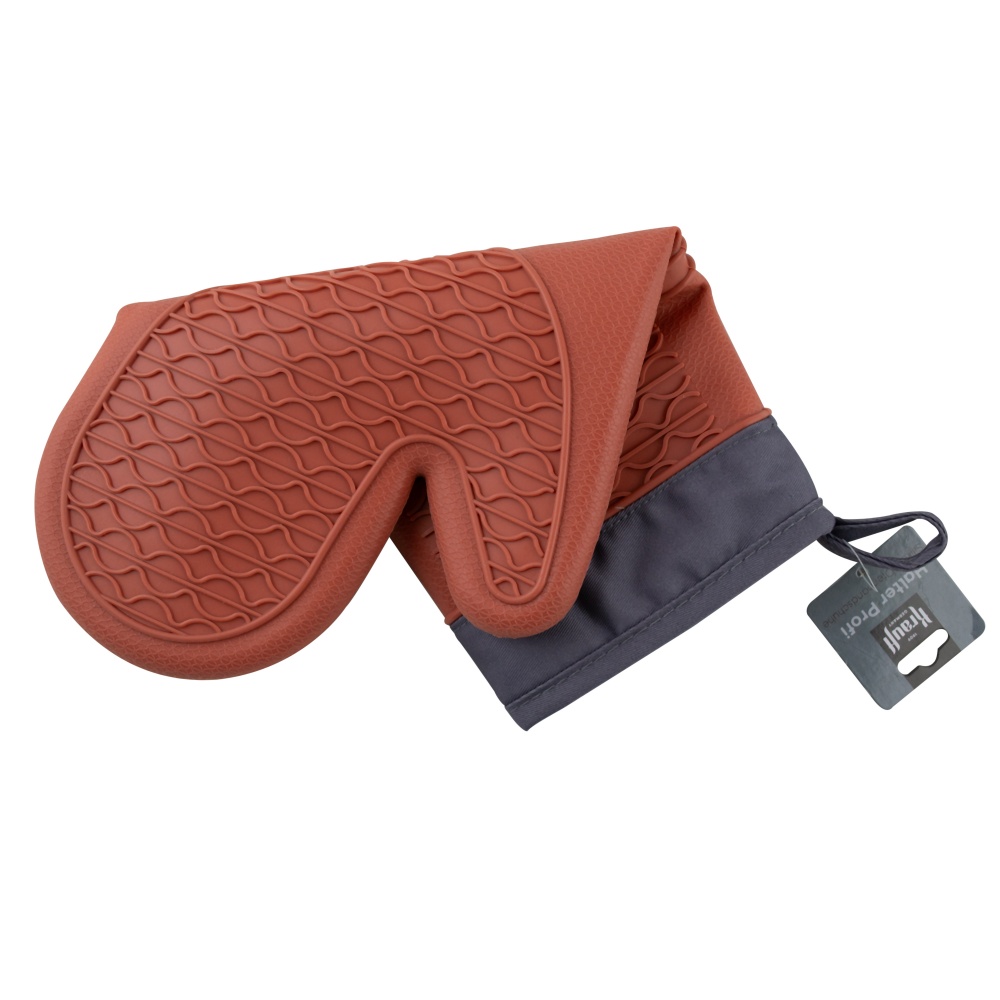 Рукавица силиконовая 29-305-158 19x33 см коралловый Krauff