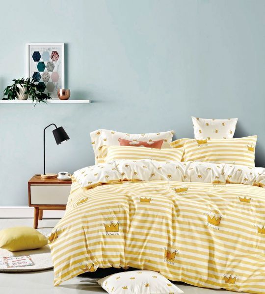 Комплект постільної білизни Yellow Crown жовтий Design_GZM
