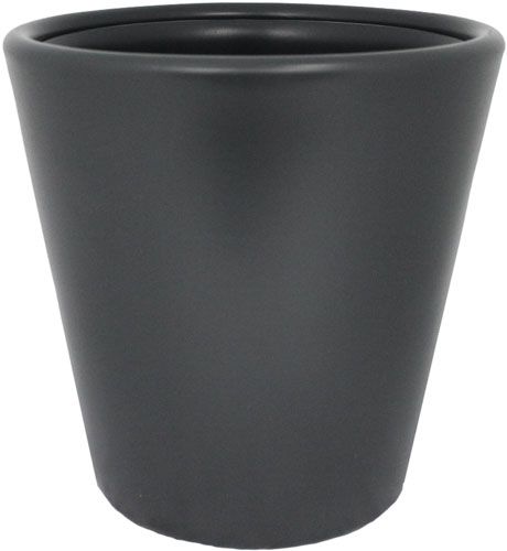 Горщик пластиковий Form Plastic Вулкано-XL-30 круглий 15л антрацит (2465-014) 