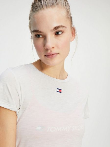 Футболка Tommy Hilfiger PERFORMANCE LBR TOP S10S100444-PSU S белый