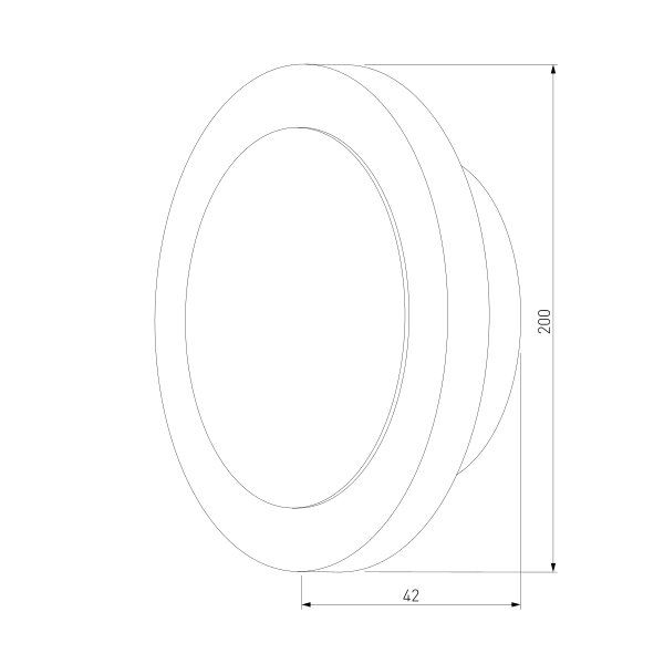 Светильник настенный Strotskis Around 8 Вт бронзовый 40140/1 