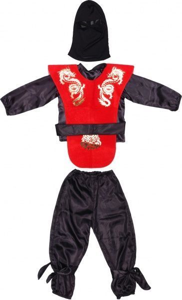 Костюм дитячий карнавальний КАРНАВАЛІЯ Ніндзя 3-5 лет р.110 червоний 