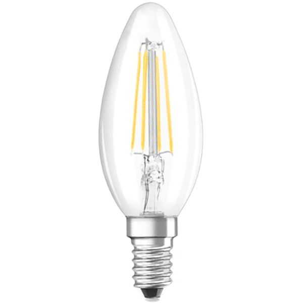Лампа светодиодная Osram FIL LS C37 5 Вт E14 4000 К 220 В матовая 4058075116702 