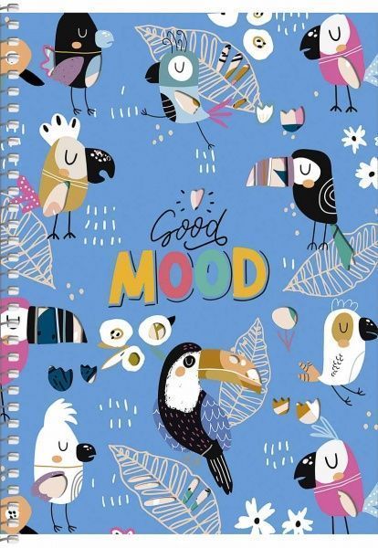 Тетрадь школьная А5 80 листов в клеточку A5-SC-080-6081K Student Школярик