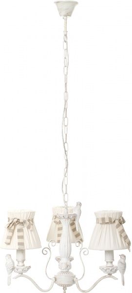 Люстра подвесная Globo Savio 3xE14 белый 69027-3 