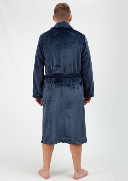 Халат мужской Roksana 1202/90055 р. L темно-синий 