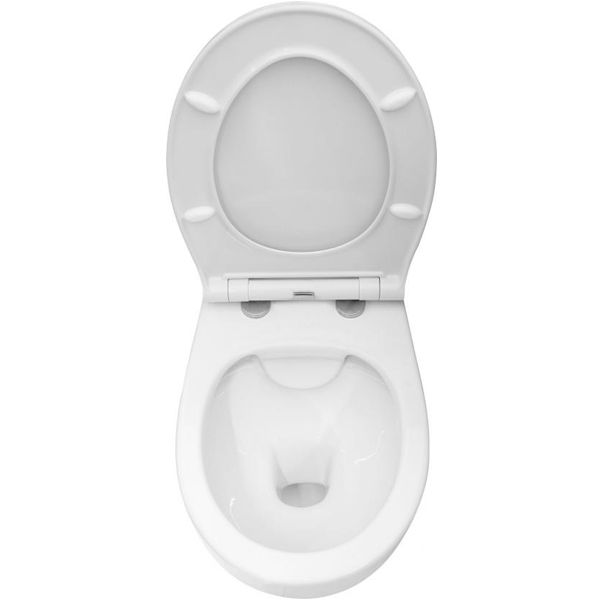 Унитаз подвесной Ego Smart New Rimless с сиденьем soft-close