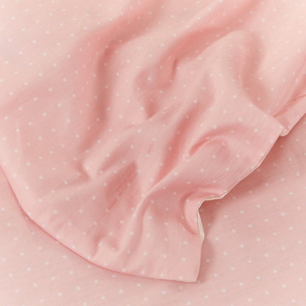 Комплект постельного белья Donuts 1,5 розовый с белым La Nuit 