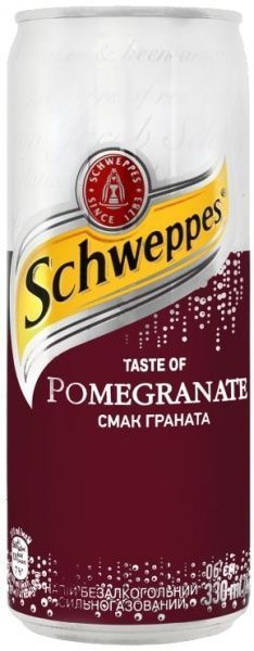 Безалкогольный напиток Schweppes Гранат 0,33 л (5449000030856) 