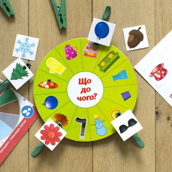 Гра настільна Ранок Я граюся з прищіпочками. Вивчаємо кольори 293225