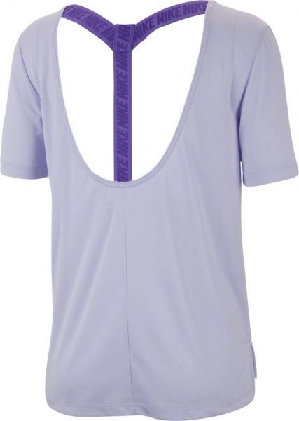 Футболка Nike W NK DRY SS TOP ELASTIKA BV4421-539 S фіолетовий