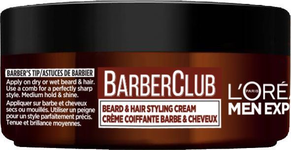 Крем L'Oreal Paris Barber Club для укладання бороди і волосся 75 мл