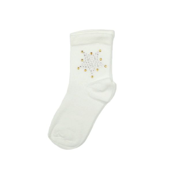 Носкидля девочек BROSS 11957 р.37-39 белый 