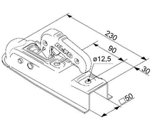 Сцепное устройство AL-KO 1224334 для прицепа