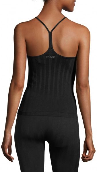 Майка Casall Shiny Matte Seamless Strap Tank 20553-901 M чорний