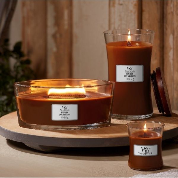 Свеча ароматическая Woodwick Ellipse Humidor 453 г 