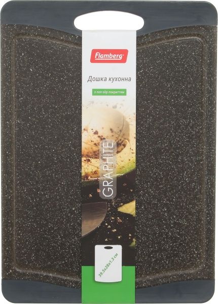 Дошка кухонна Graphite 39.5х28х1.3 см Flamberg