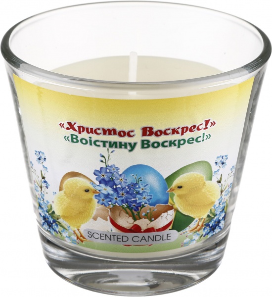 Свеча в стакане Pako-If Tindra Пасха 3125 