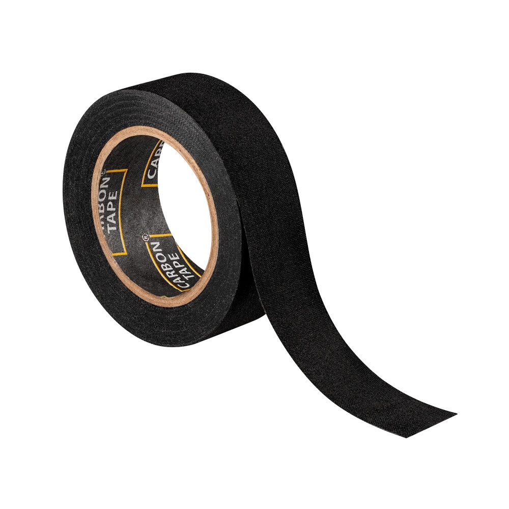 Ізострічка CARBON TAPE ЛАВСАН тканинна 19 мм 10 м чорний