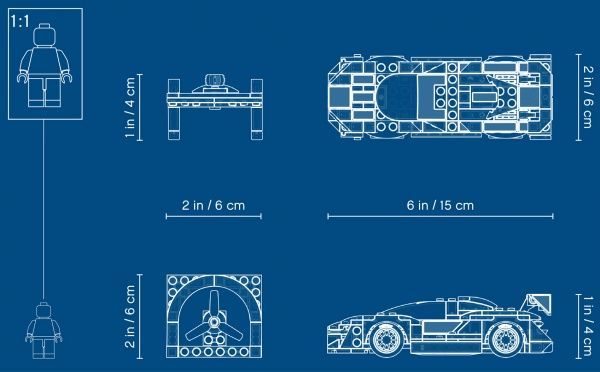 Конструктор LEGO Speed Champions Автомобіль McLaren Senna 75892