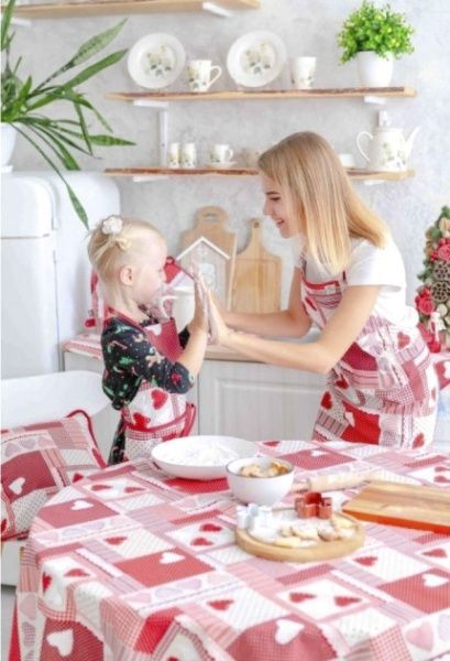 Скатерть Кружево 136x300 см Прованс 