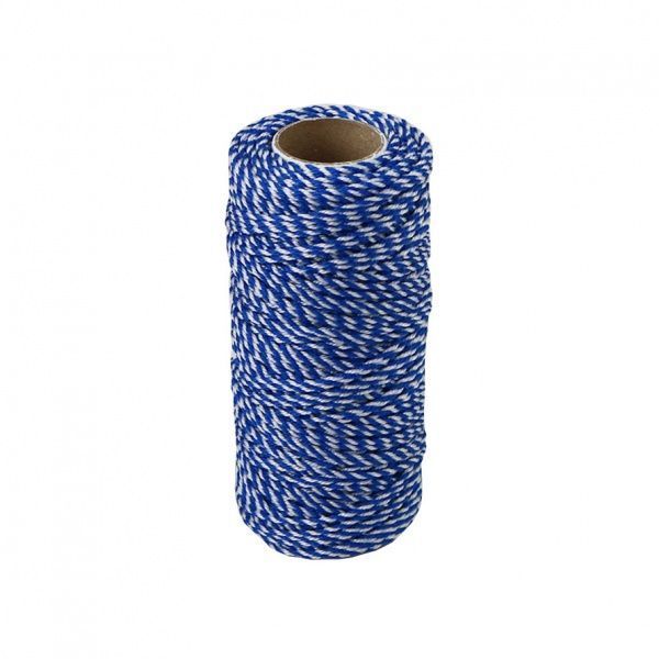 Шнур Радосвіт полипропиленовый плетеная 1,2 мм 80 м бело-синий