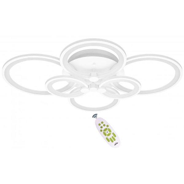 Люстра светодиодная Hopfen Aquila 74W 3000-6000K WH белый