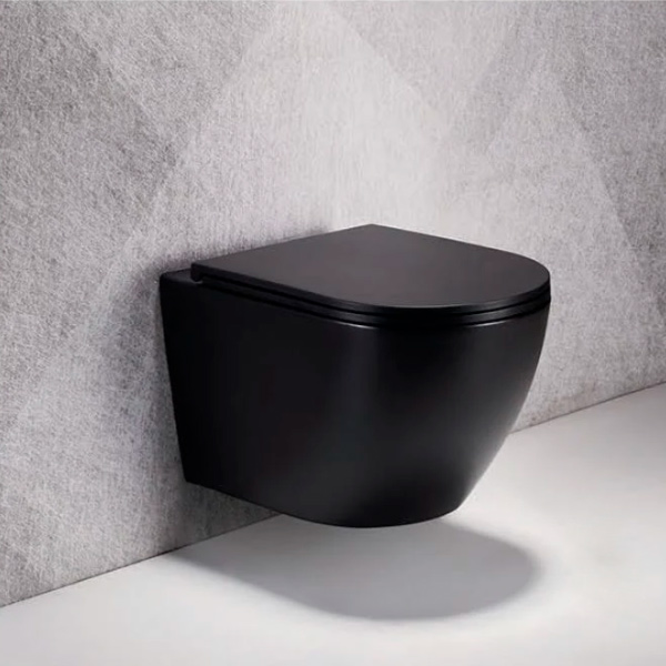 Унитаз подвесной EGO Pure Black