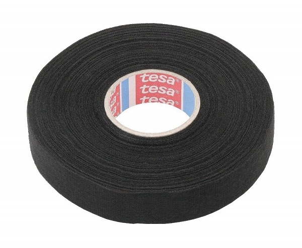 Изолента TESA черный х/б TS51608-19-15/UR