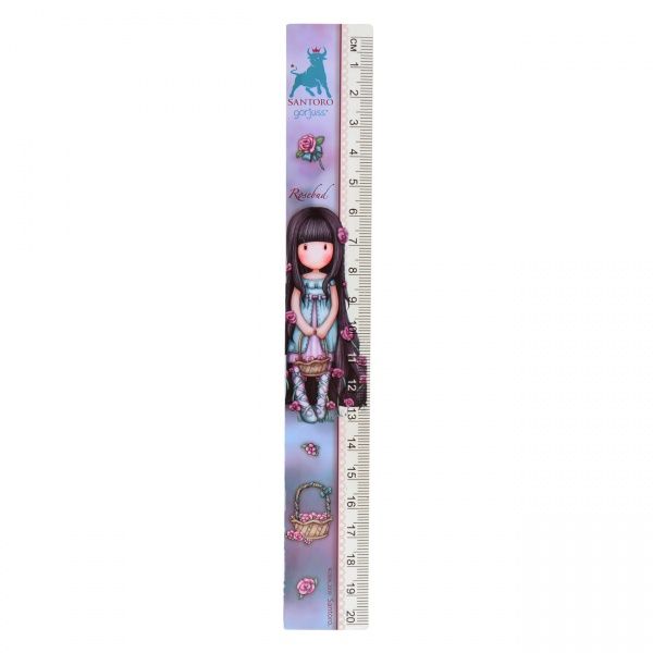 Линейка Santoro Rosebud 20 см 370516 YES
