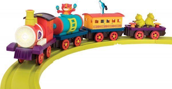 Игровой набор Battat с железной дорогой Баттатоэкспресс моторизированный BX1742Z