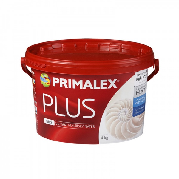 Фарба вапняна PRIMALEX Plus мат білий 4кг