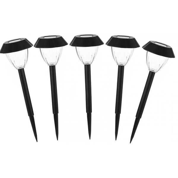 Светильник на солнечной батарее Expert ELGs-SGL-S11107-5Р 5 шт/уп. 0,06 Вт IP44 черный 